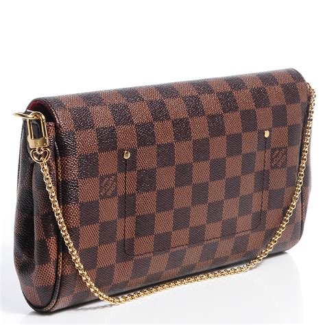 louis vuitton damier ebene favorite pm bag|louis vuitton damier ebene original.